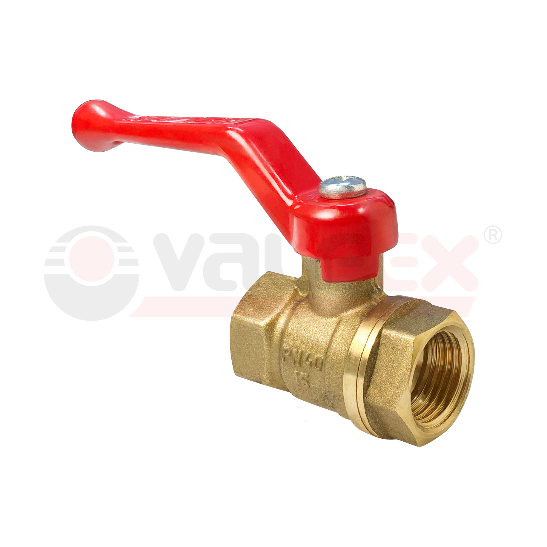 Кран шаровый латунныйVALFEX STANDART 11б27п1 вода ВР/ВР Ду 25 (1") Ру 40 рычаг 